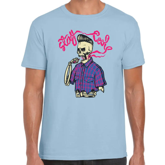 Stay Cool Rockabilly Skeleton T-Shirt - Tshirtpark.com