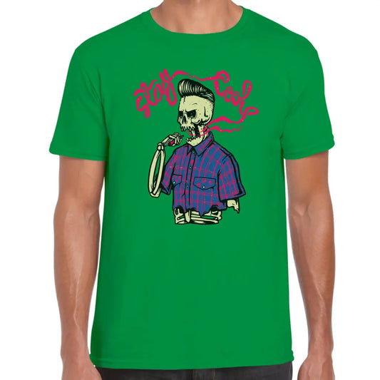 Stay Cool Rockabilly Skeleton T-Shirt - Tshirtpark.com