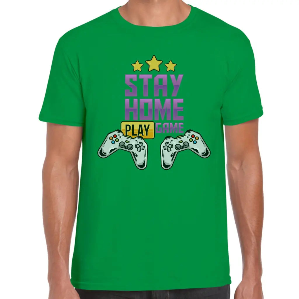 Stay Home Play Game T-Shirt - Tshirtpark.com