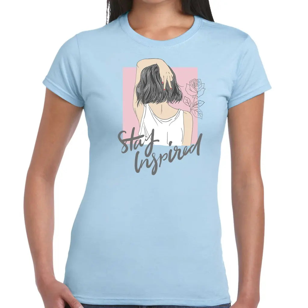 Stay Inspired Ladies T-shirt - Tshirtpark.com