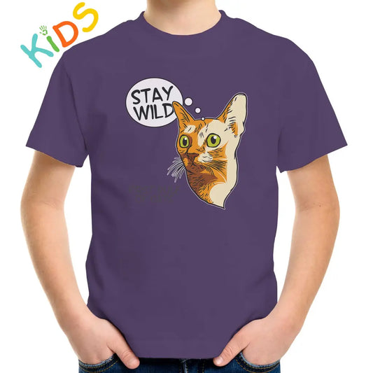 Stay Wild Kids T-shirt - Tshirtpark.com