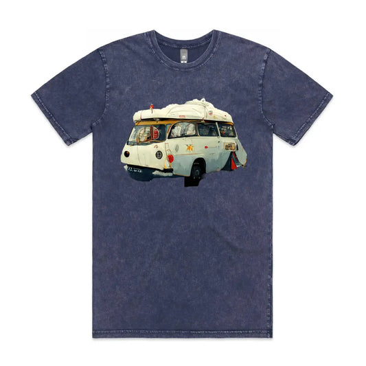 Steam Punk Camper Stone Wash T-Shirt - Tshirtpark.com