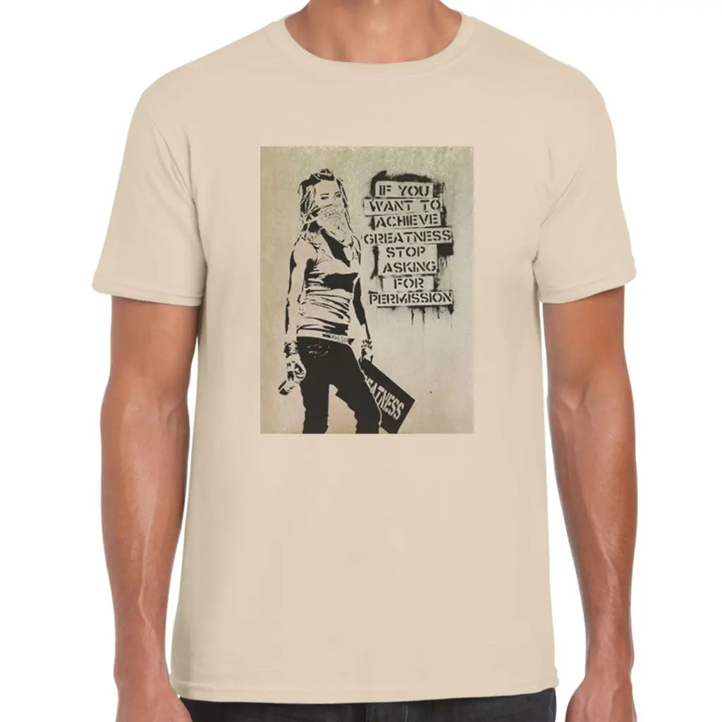 Stop Asking For Permission Banksy T-Shirt - Tshirtpark.com