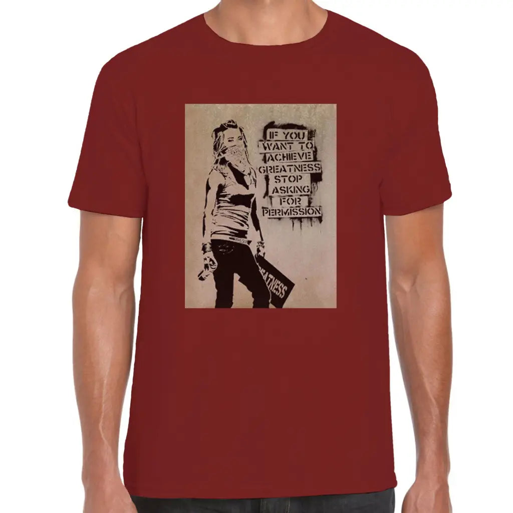 Stop Asking For Permission Banksy T-Shirt - Tshirtpark.com