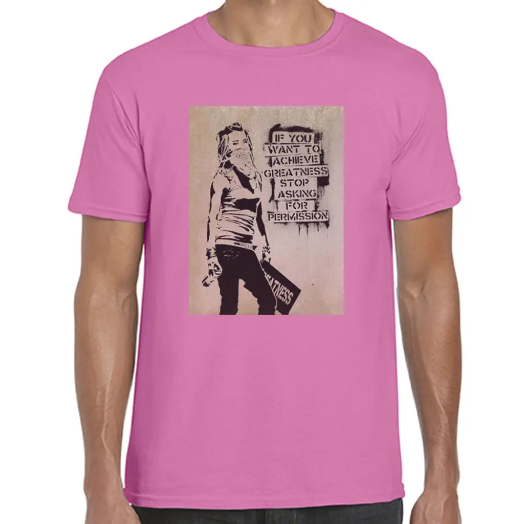 Stop Asking For Permission Banksy T-Shirt - Tshirtpark.com