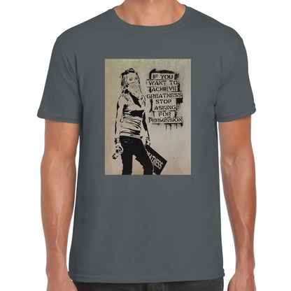 Stop Asking For Permission Banksy T-Shirt - Tshirtpark.com