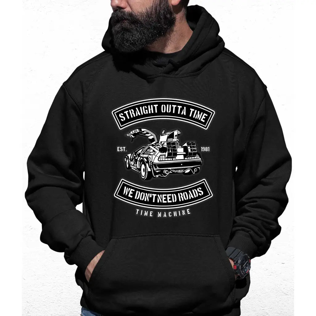 Straight Outta Time Colour Hoodie - Tshirtpark.com