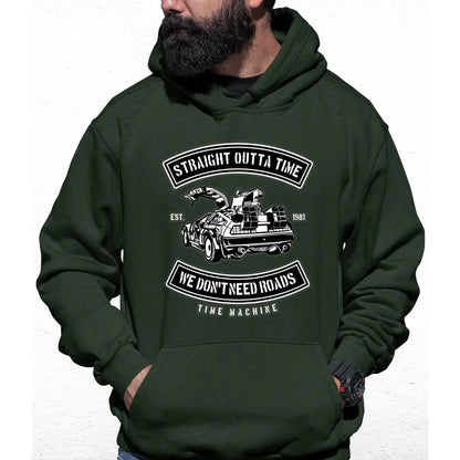 Straight Outta Time Colour Hoodie - Tshirtpark.com