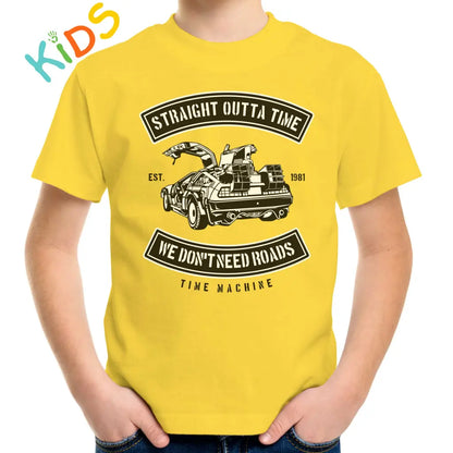 Straight Outta Time Kids T-shirt - Tshirtpark.com