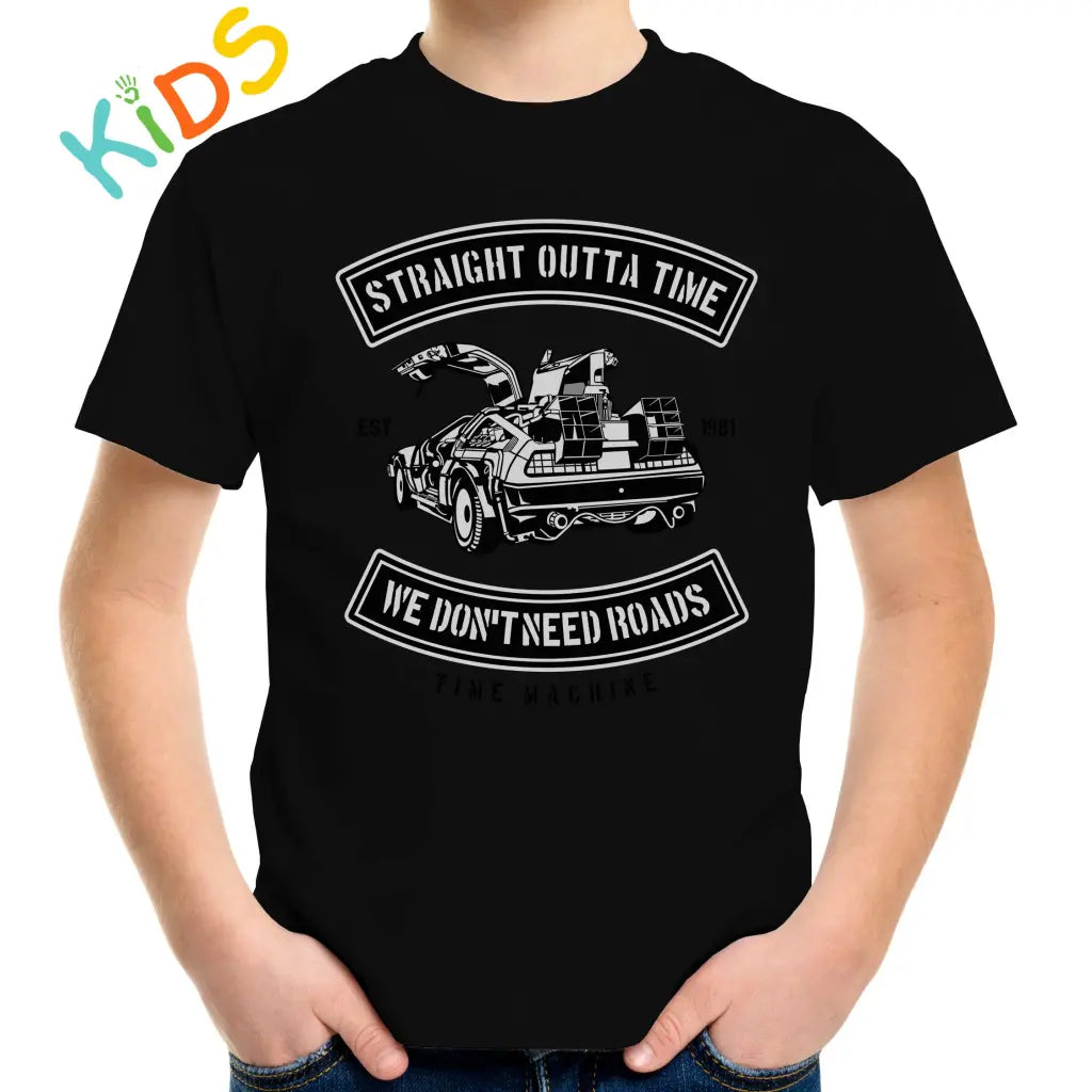 Straight Outta Time Kids T-shirt - Tshirtpark.com