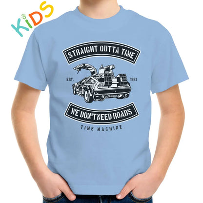 Straight Outta Time Kids T-shirt - Tshirtpark.com