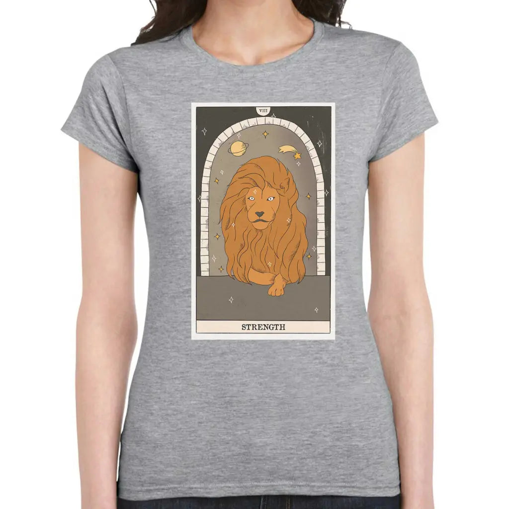 Strength Big Lion Ladies T-shirt - Tshirtpark.com