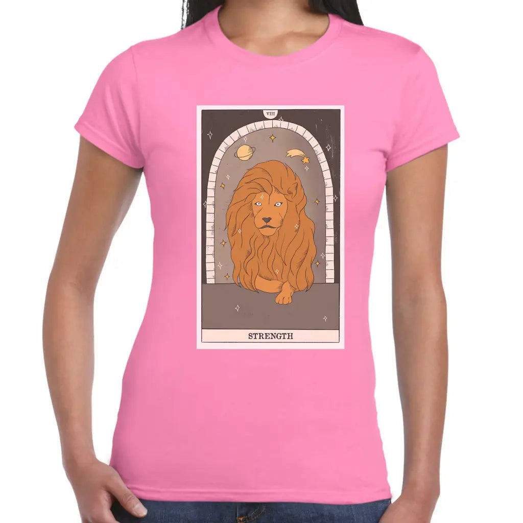 Strength Big Lion Ladies T-shirt - Tshirtpark.com