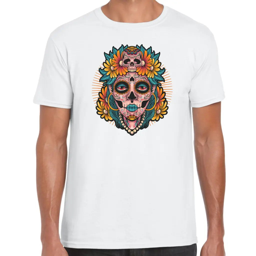 Sugar Skull Lady T-Shirt - Tshirtpark.com