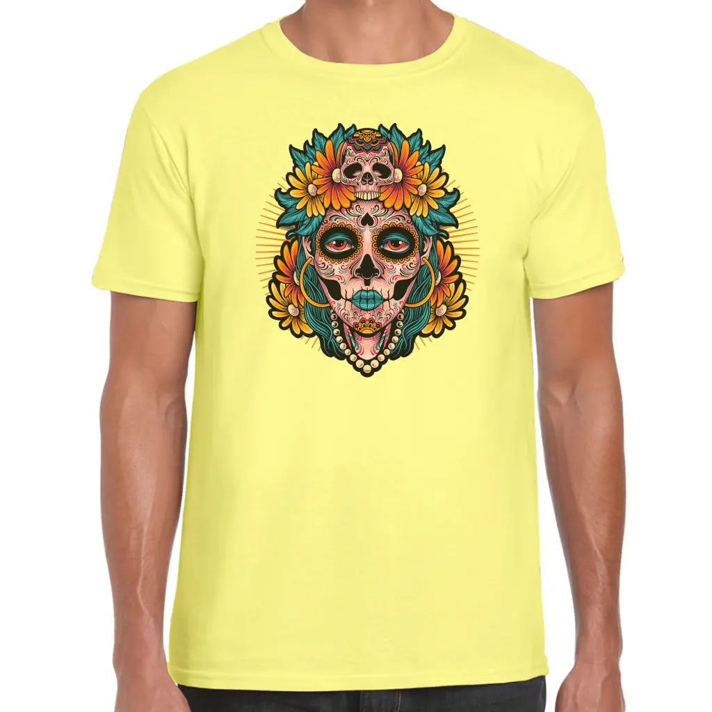 Sugar Skull Lady T-Shirt - Tshirtpark.com