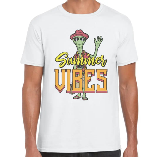 Summer Vibes Alien T-Shirt - Tshirtpark.com