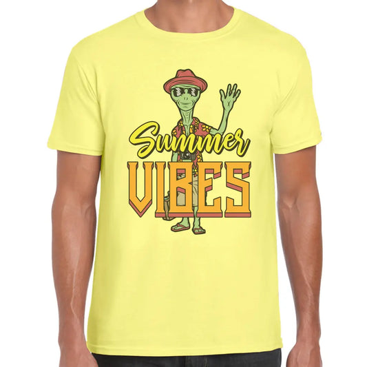 Summer Vibes Alien T-Shirt - Tshirtpark.com