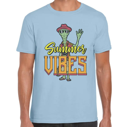 Summer Vibes Alien T-Shirt - Tshirtpark.com