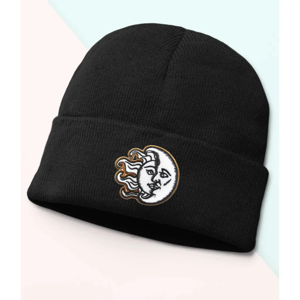 Sun and Moon Smile Beanie - Tshirtpark.com