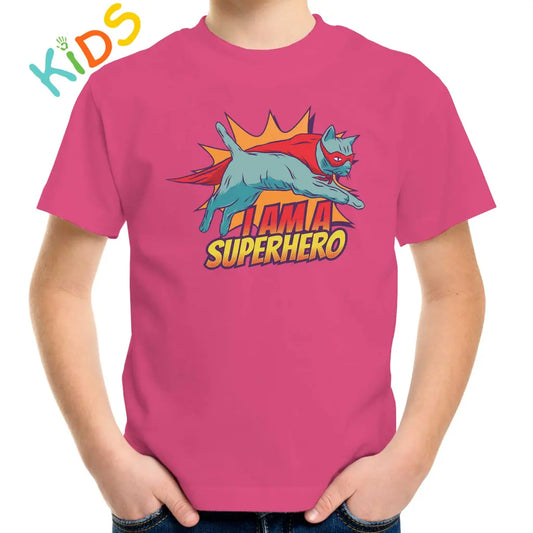 Superhero Cat Kids T-shirt - Tshirtpark.com