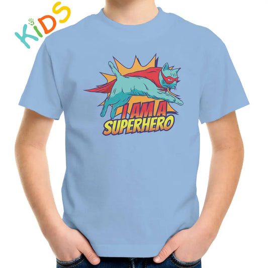 Superhero Cat Kids T-shirt - Tshirtpark.com