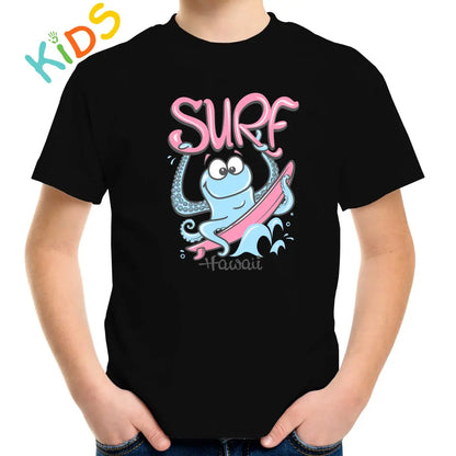 Surf Hawaii Octopus Kids T-shirt - Tshirtpark.com