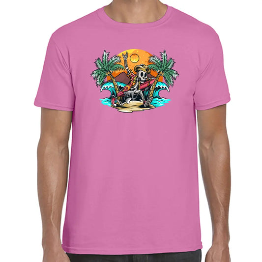 Surf Island Skeleton T-Shirt - Tshirtpark.com