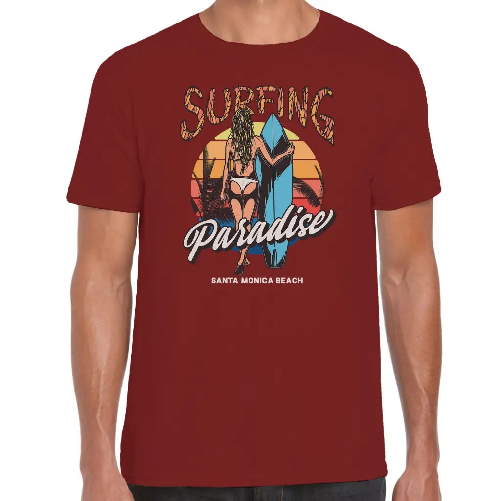 Surfing Girl T-Shirt - Tshirtpark.com