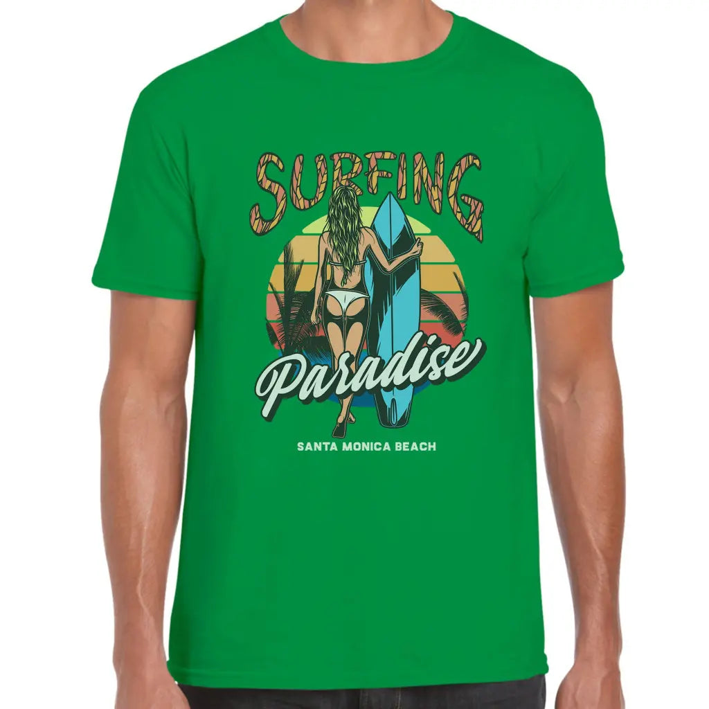 Surfing Girl T-Shirt - Tshirtpark.com