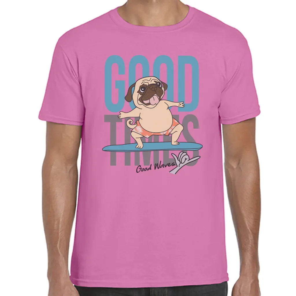 Surfing Pug T-Shirt - Tshirtpark.com