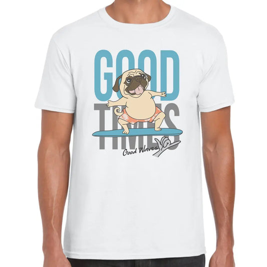 Surfing Pug T-Shirt - Tshirtpark.com