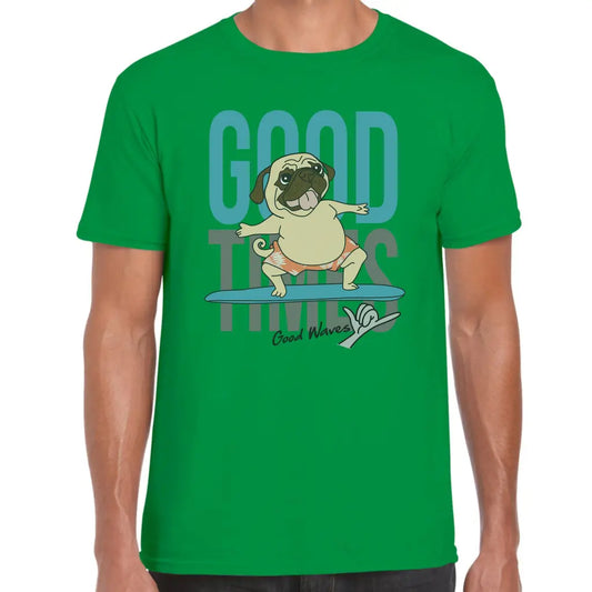 Surfing Pug T-Shirt - Tshirtpark.com