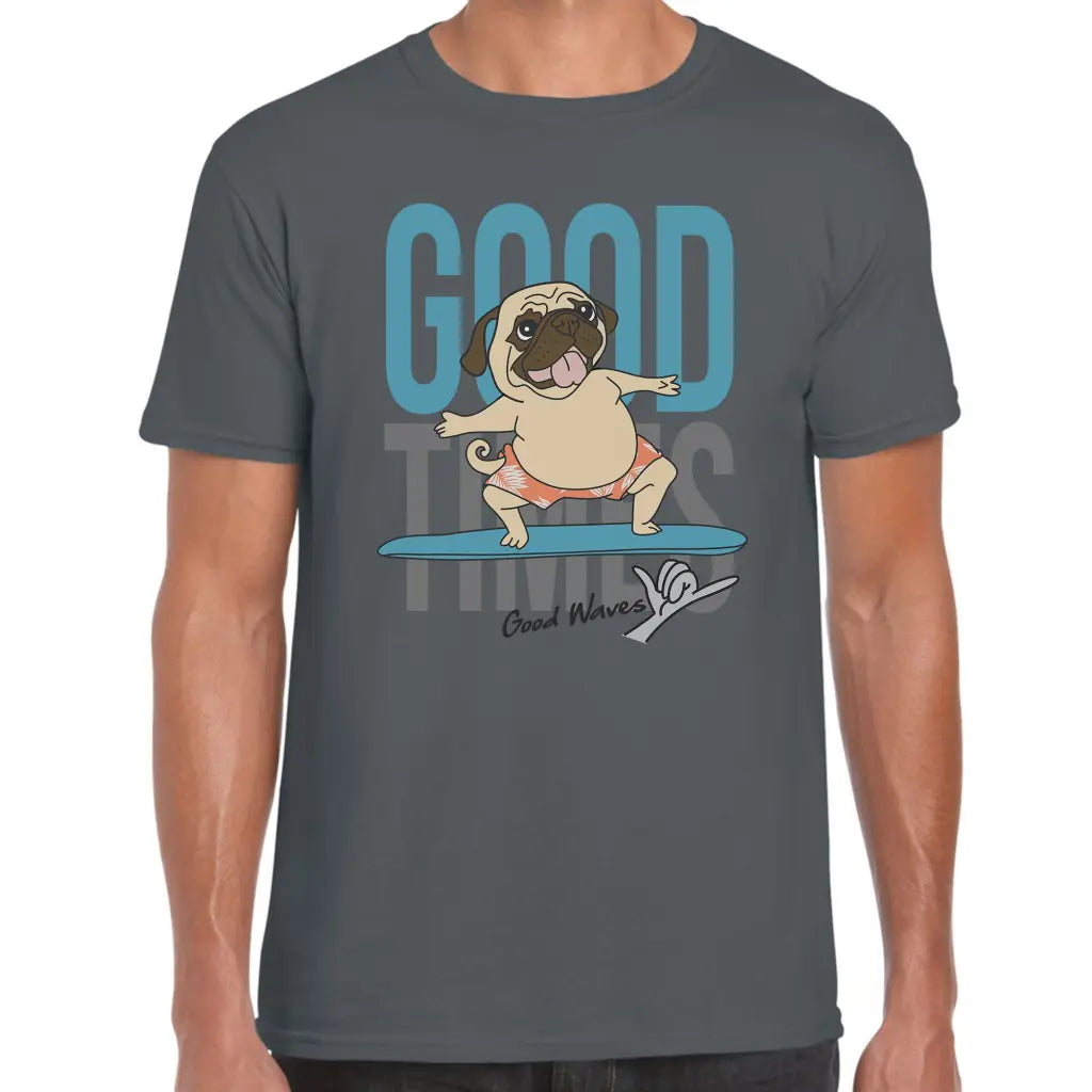 Surfing Pug T-Shirt - Tshirtpark.com