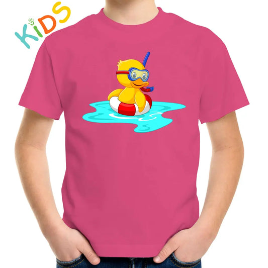 Swimmer Duck Kids T-shirt - Tshirtpark.com