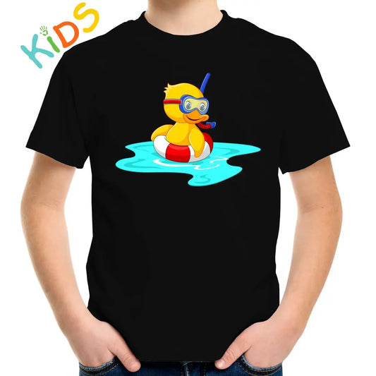 Swimmer Duck Kids T-shirt - Tshirtpark.com