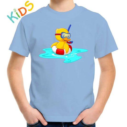 Swimmer Duck Kids T-shirt - Tshirtpark.com