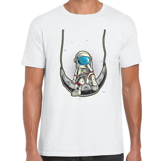 Swinging Moon Astronaut T-Shirt - Tshirtpark.com