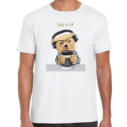 Take A Sip Teddy T-Shirt - Tshirtpark.com