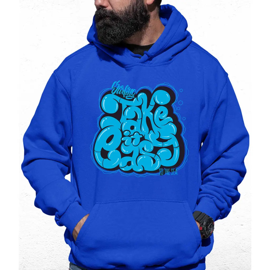 Take It Easy Slogan Colour Hoodie - Tshirtpark.com