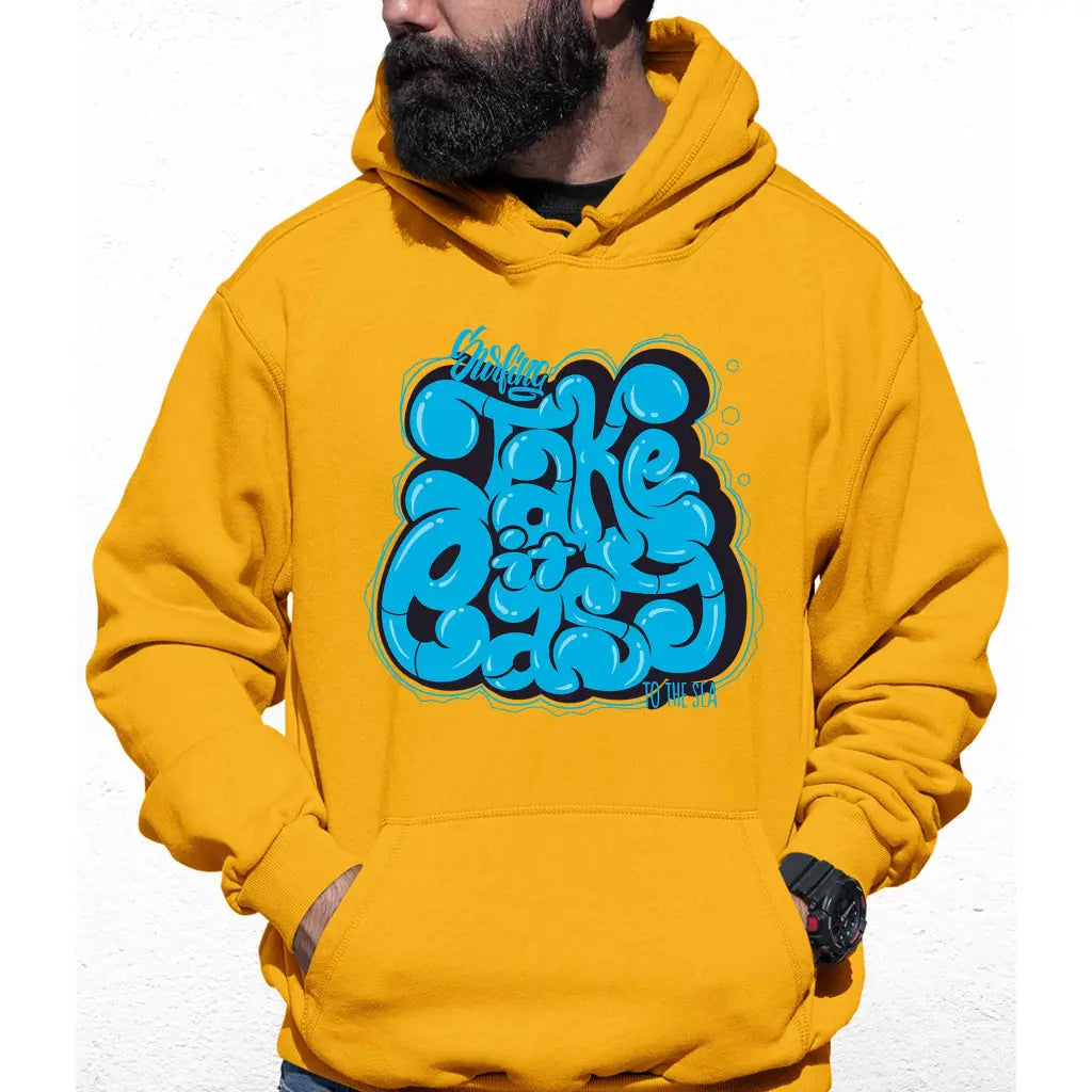 Take It Easy Slogan Colour Hoodie - Tshirtpark.com