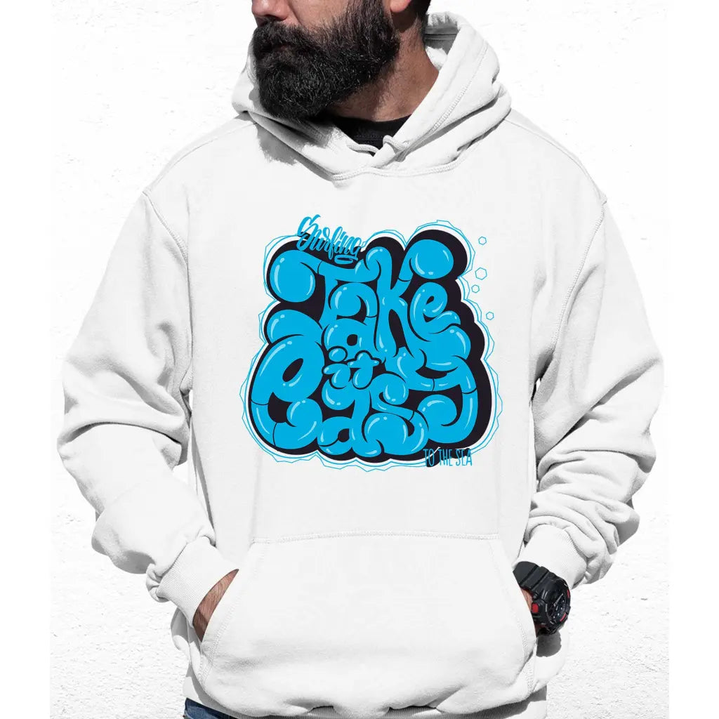 Take It Easy Slogan Colour Hoodie - Tshirtpark.com