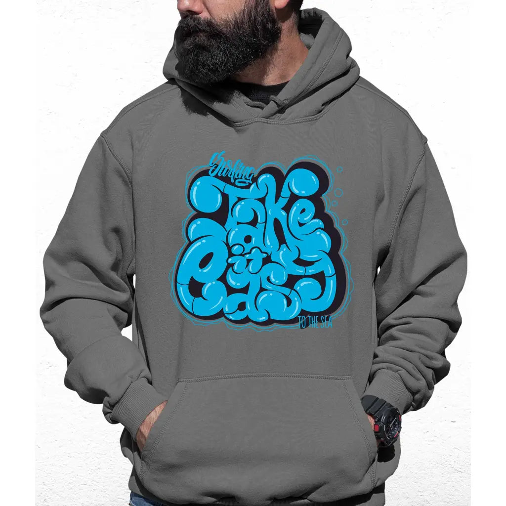 Take It Easy Slogan Colour Hoodie - Tshirtpark.com