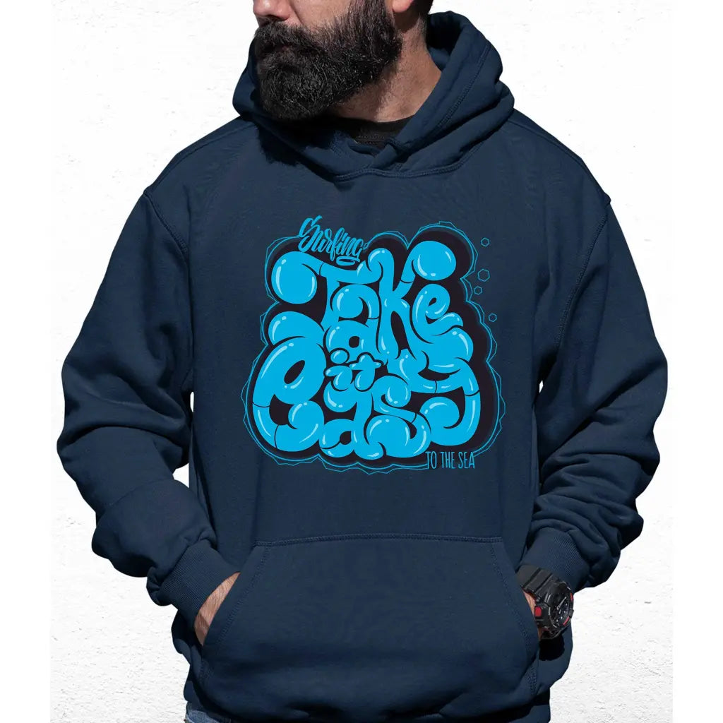 Take It Easy Slogan Colour Hoodie - Tshirtpark.com