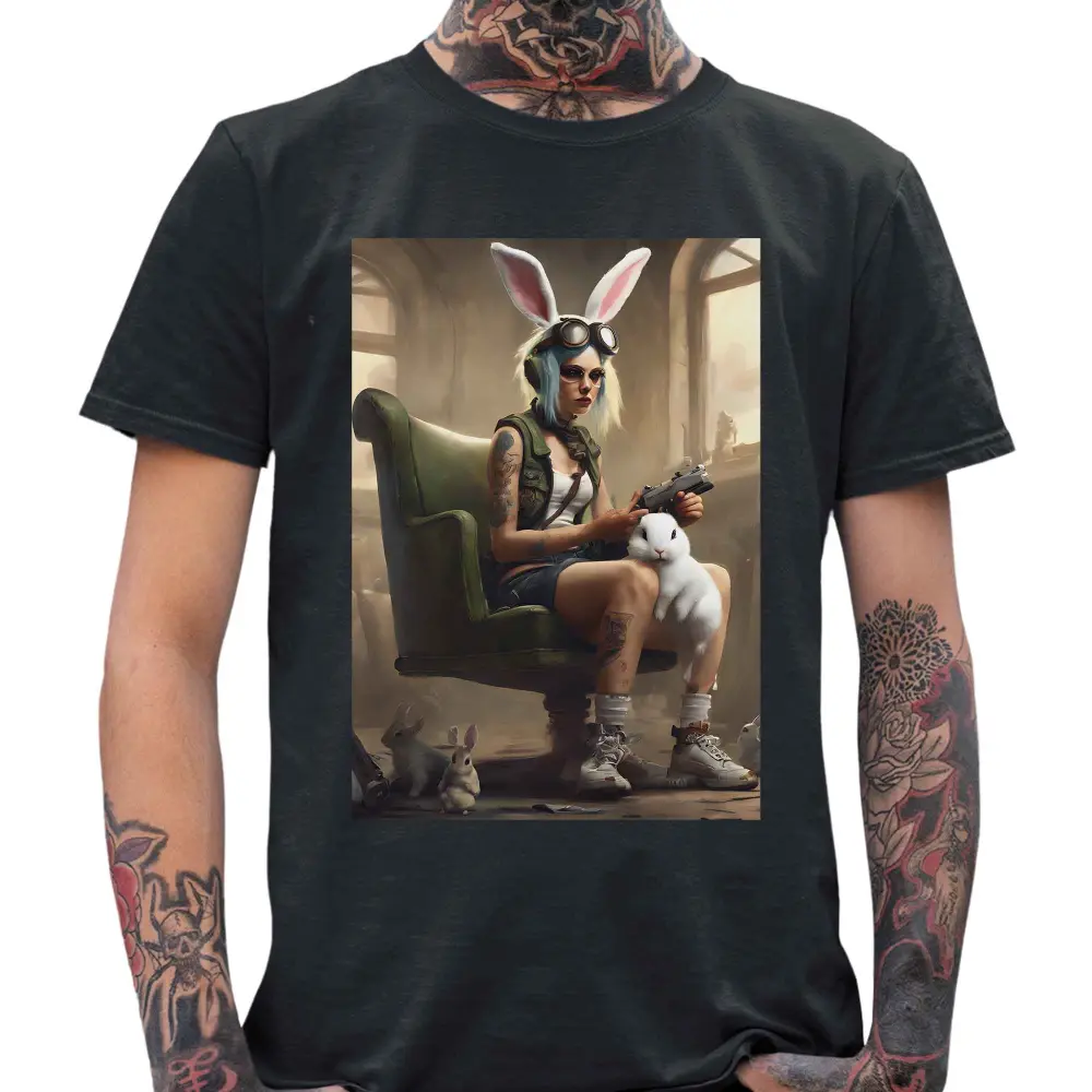 Tank Girl With Bunny T-Shirt - Tshirtpark.com