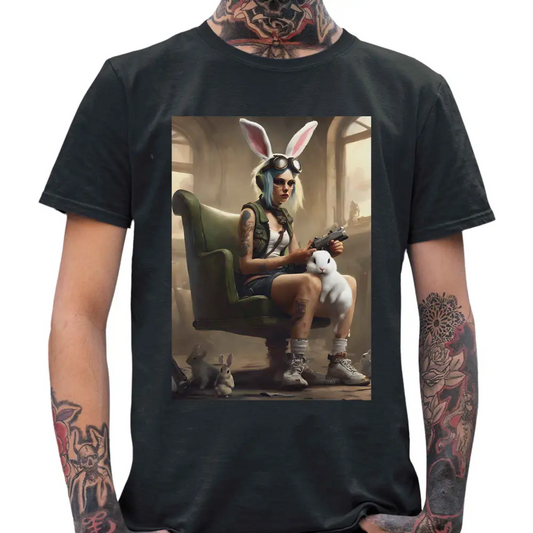 Tank Girl With Bunny T-Shirt - Tshirtpark.com