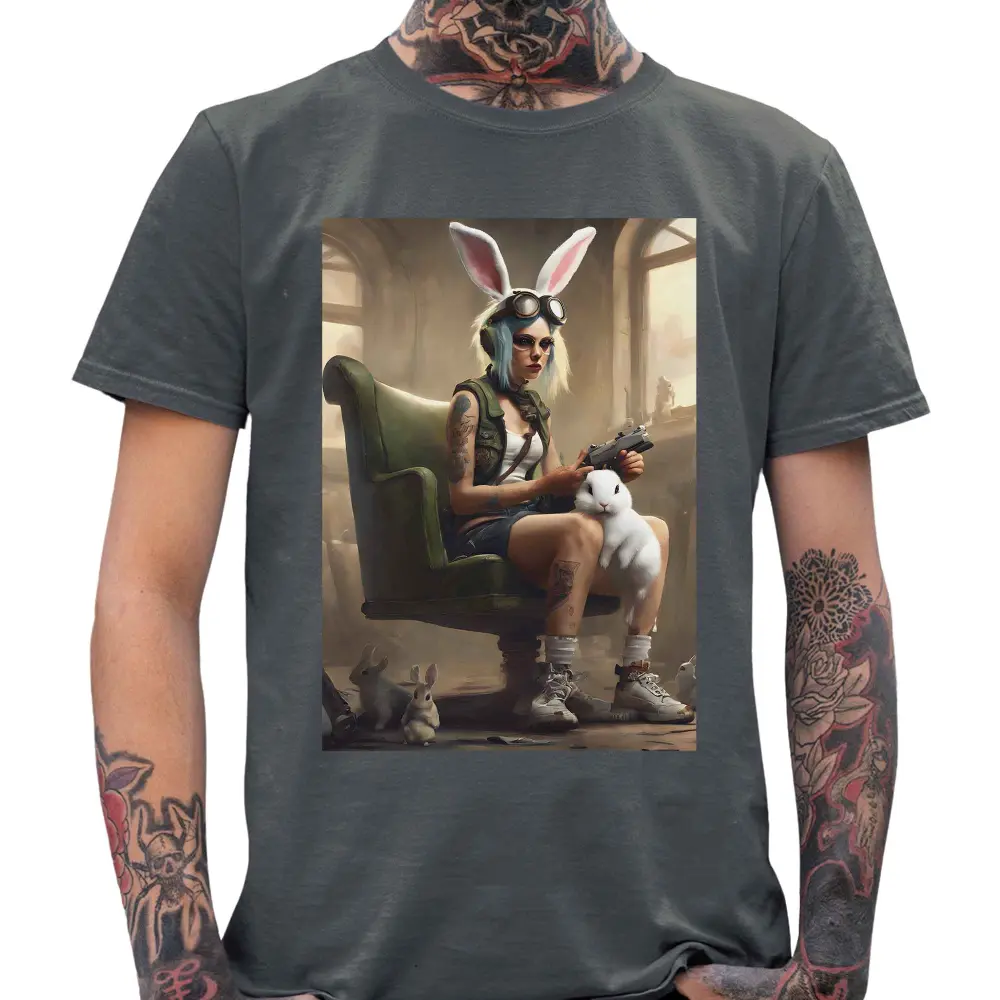 Tank Girl With Bunny T-Shirt - Tshirtpark.com