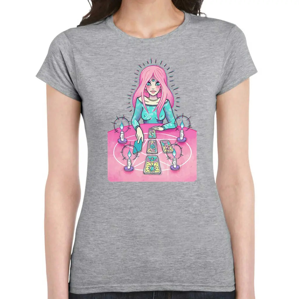 Tarot Girl Ladies T-shirt - Tshirtpark.com