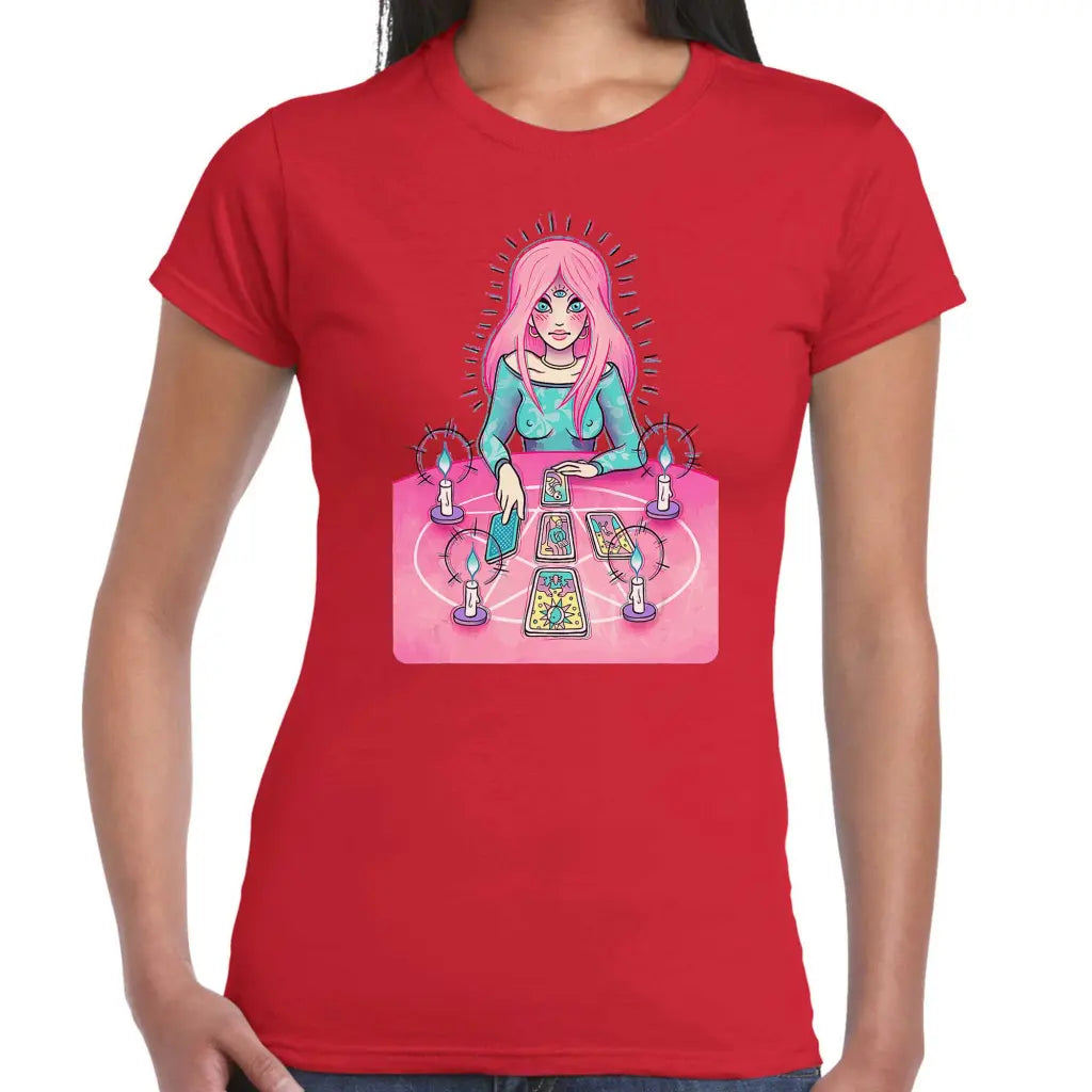 Tarot Girl Ladies T-shirt - Tshirtpark.com