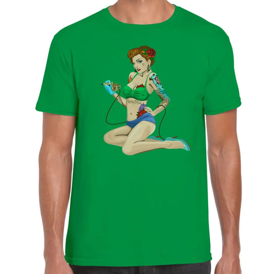 Tattoo Pin Up Girl T-Shirt - Tshirtpark.com