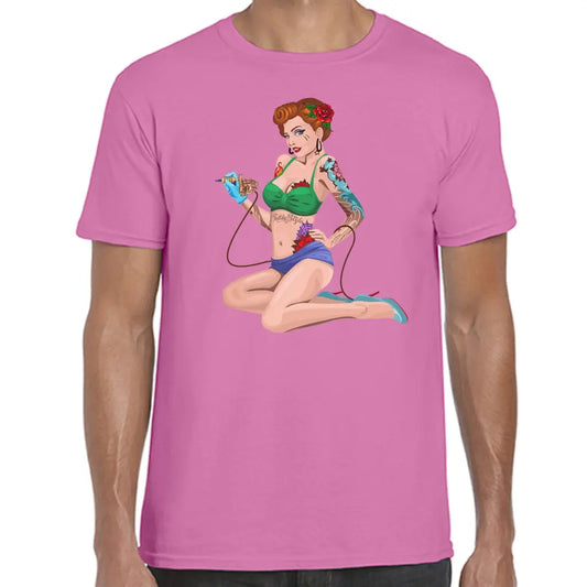 Tattoo Pin Up Girl T-Shirt - Tshirtpark.com